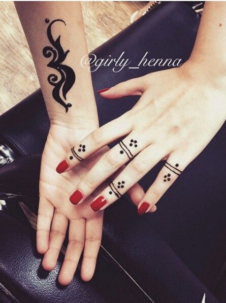 Detail Gambar Henna Jari Nomer 14