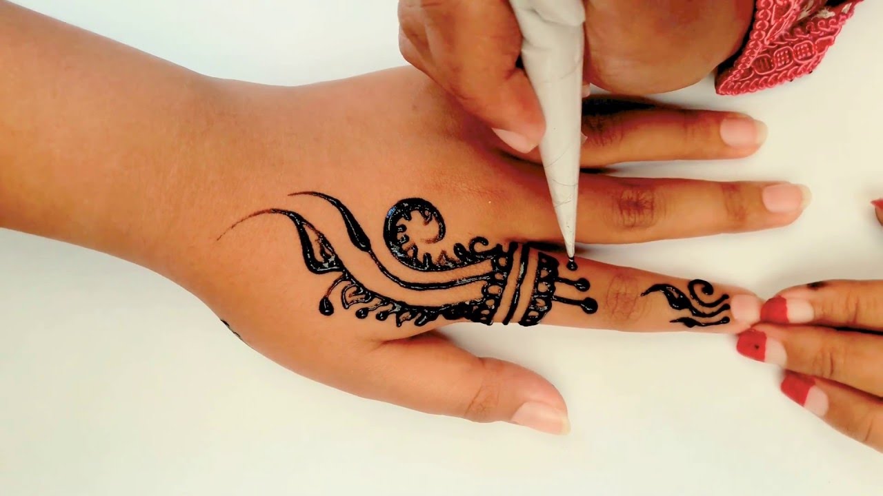 Detail Gambar Henna Jari Nomer 3