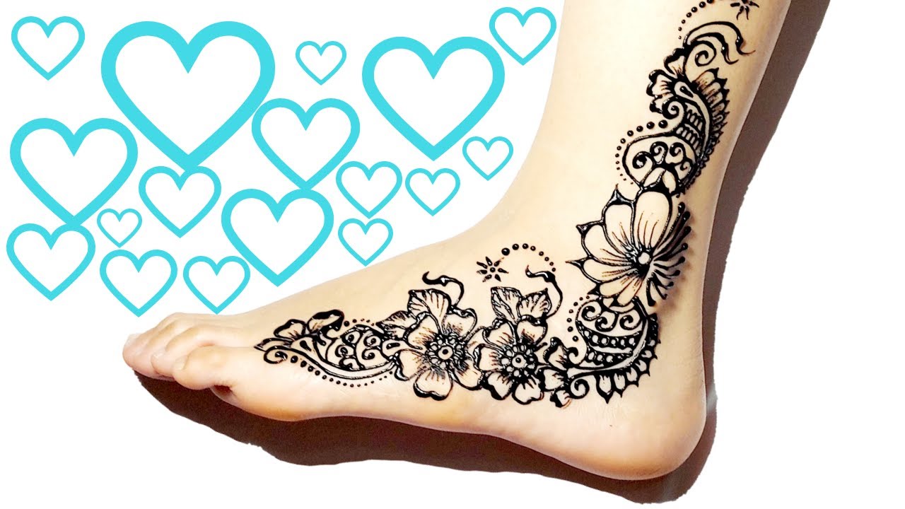 Detail Gambar Henna Kaki Nomer 21