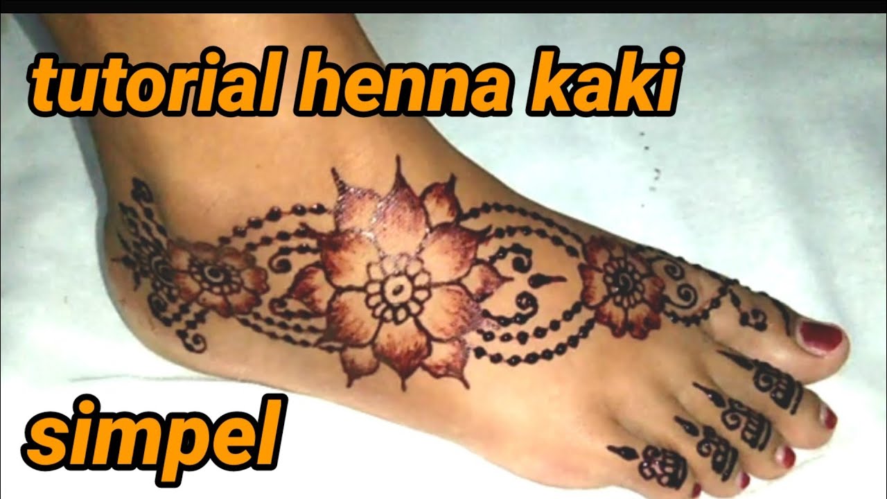 Detail Gambar Henna Kaki Nomer 43