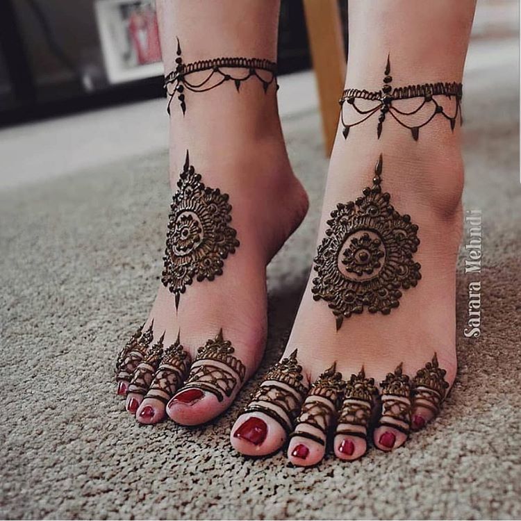 Detail Gambar Henna Kaki Nomer 8