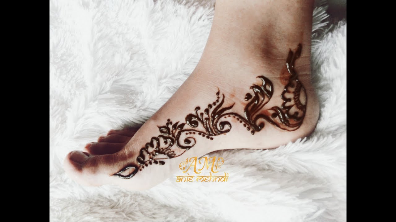 Gambar Henna Kaki Simple - KibrisPDR
