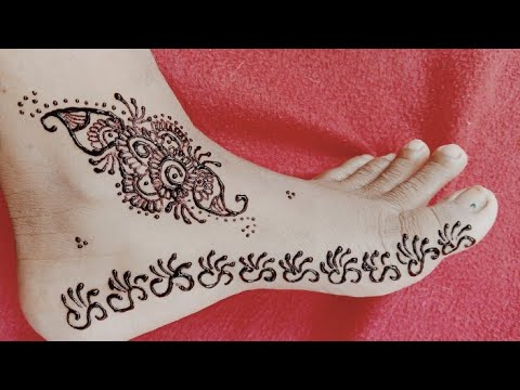 Detail Gambar Henna Kaki Simple Nomer 15