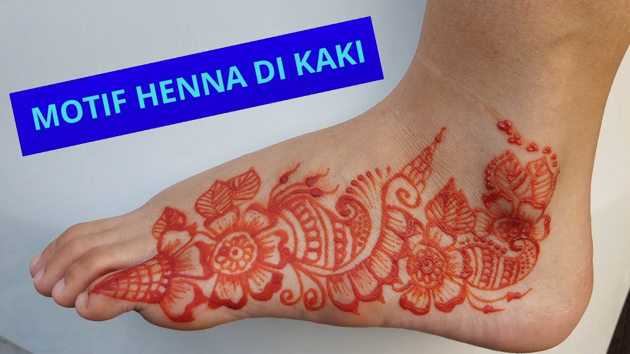 Detail Gambar Henna Kaki Simple Nomer 19