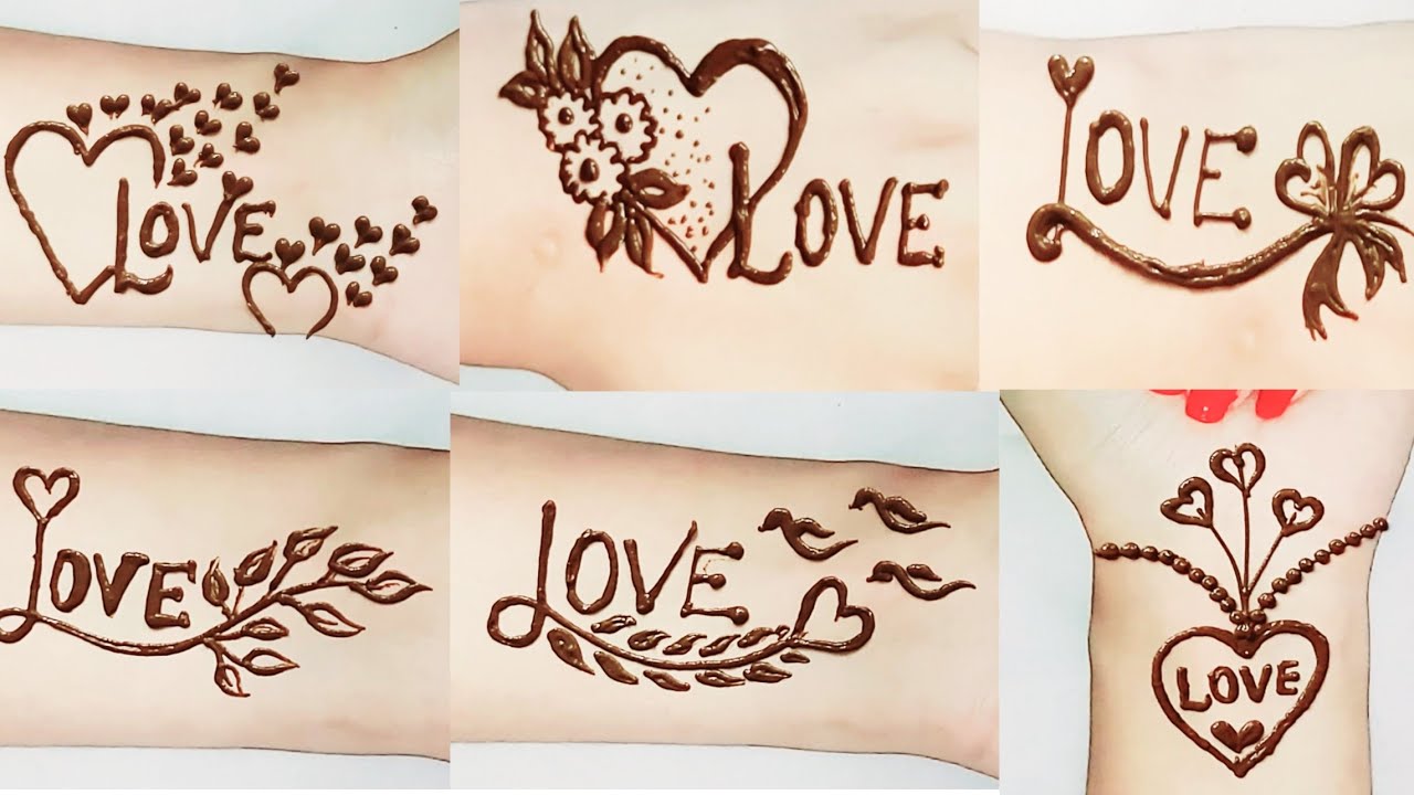Detail Gambar Henna Love Nomer 6