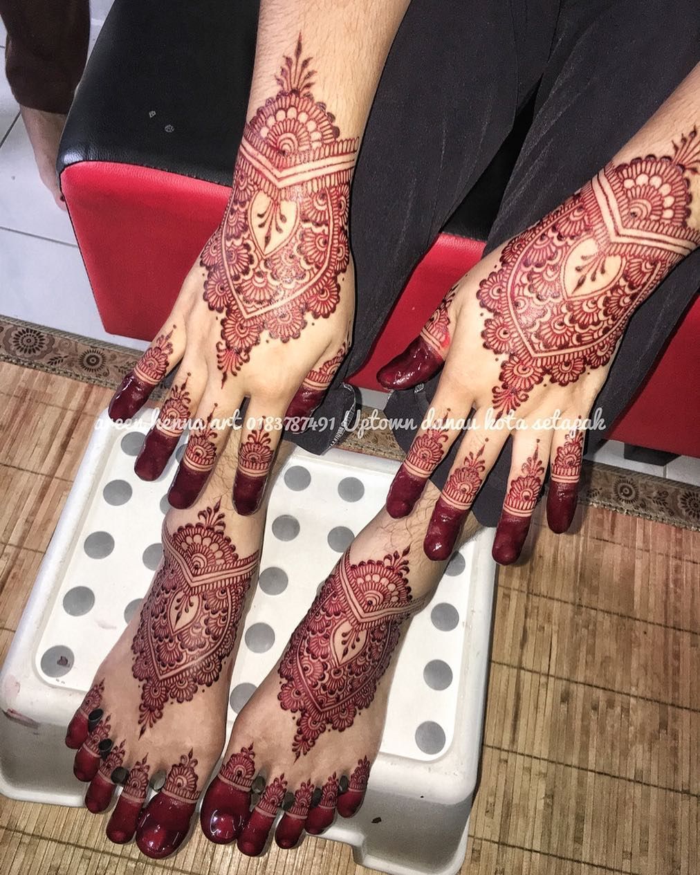 Detail Gambar Henna Nama Nomer 21