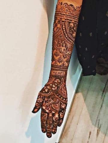 Detail Gambar Henna Nama Nomer 45