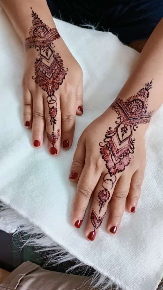 Detail Gambar Henna Pengantin Terbaru Nomer 17