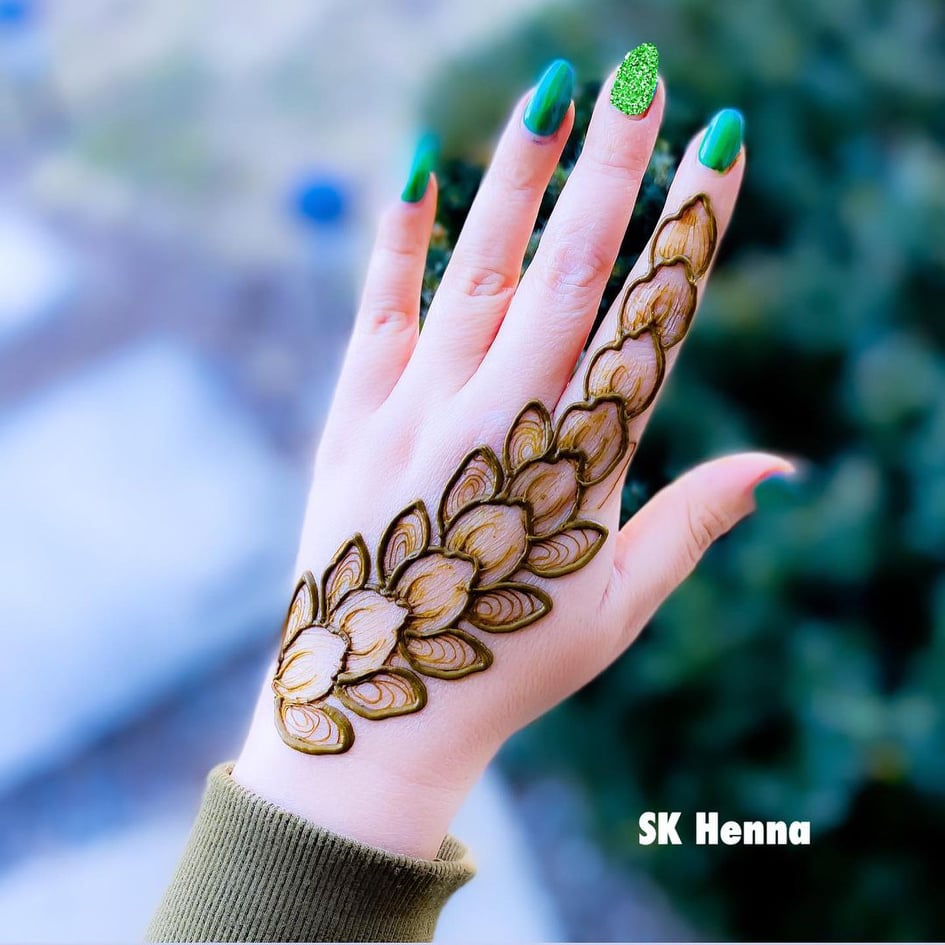 Detail Gambar Henna Simple Nomer 27