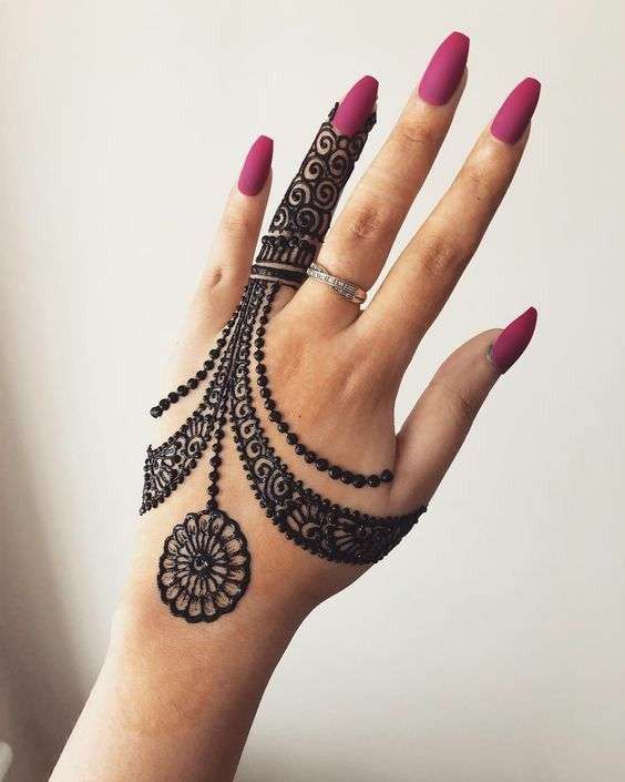 Detail Gambar Henna Simple Nomer 51