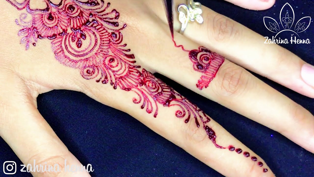 Detail Gambar Henna Simple Cantik Nomer 57