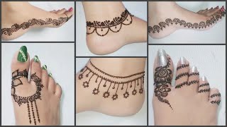 Detail Gambar Henna Simple Di Kaki Nomer 33