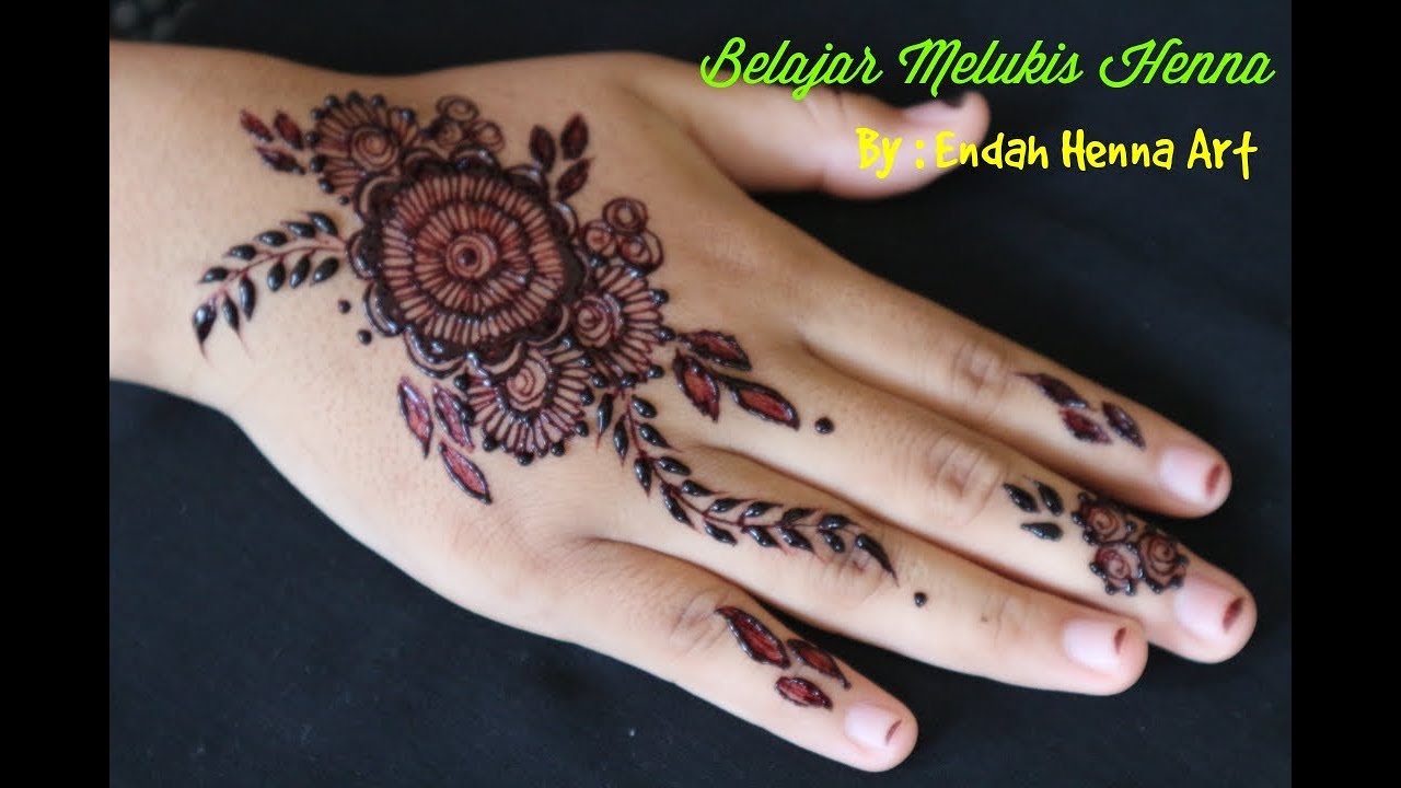 Detail Gambar Henna Simple Untuk Pemula Nomer 32