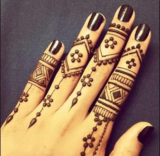 Detail Gambar Henna Simple Untuk Pemula Nomer 58