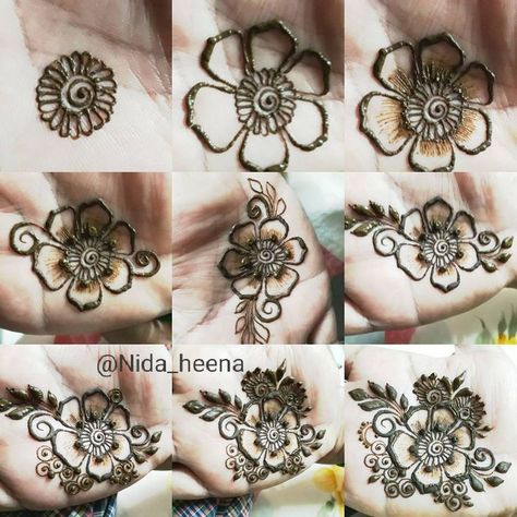 Detail Gambar Henna Tangan Bunga Simple Nomer 13