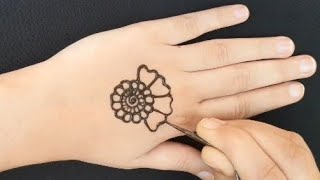 Detail Gambar Henna Tangan Bunga Simple Nomer 17