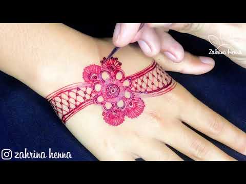 Detail Gambar Henna Tangan Bunga Simple Nomer 32