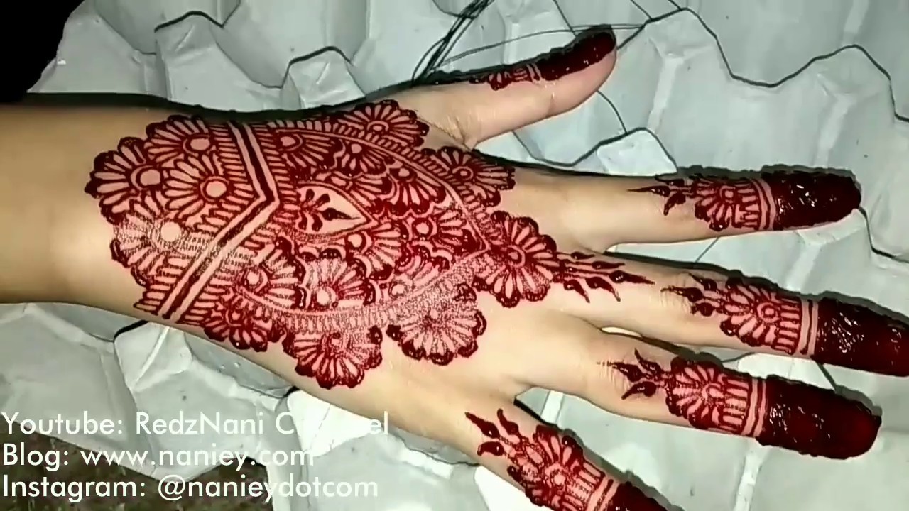 Detail Gambar Henna Tangan Cantik Nomer 35