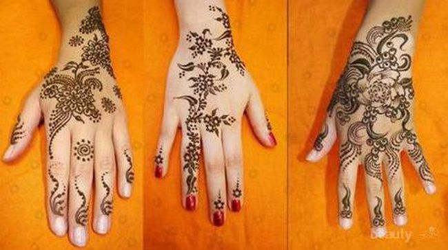 Detail Gambar Henna Tangan Cantik Nomer 40