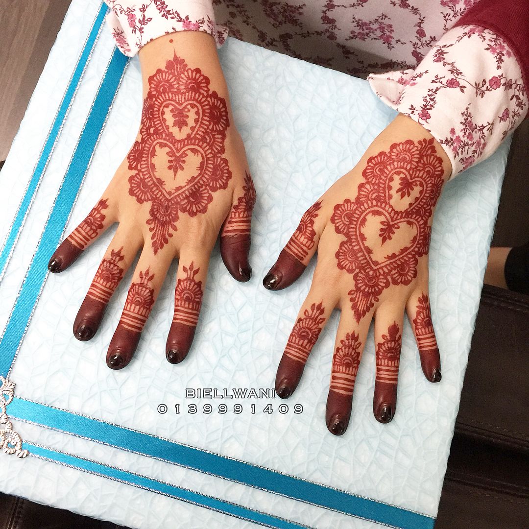 Detail Gambar Henna Tangan Pengantin Nomer 13