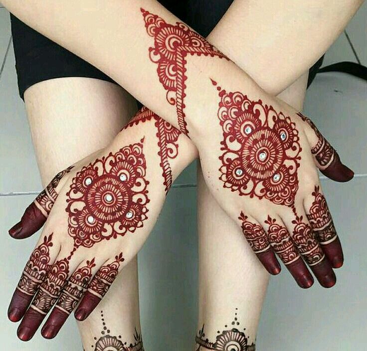 Detail Gambar Henna Tangan Pengantin Nomer 37