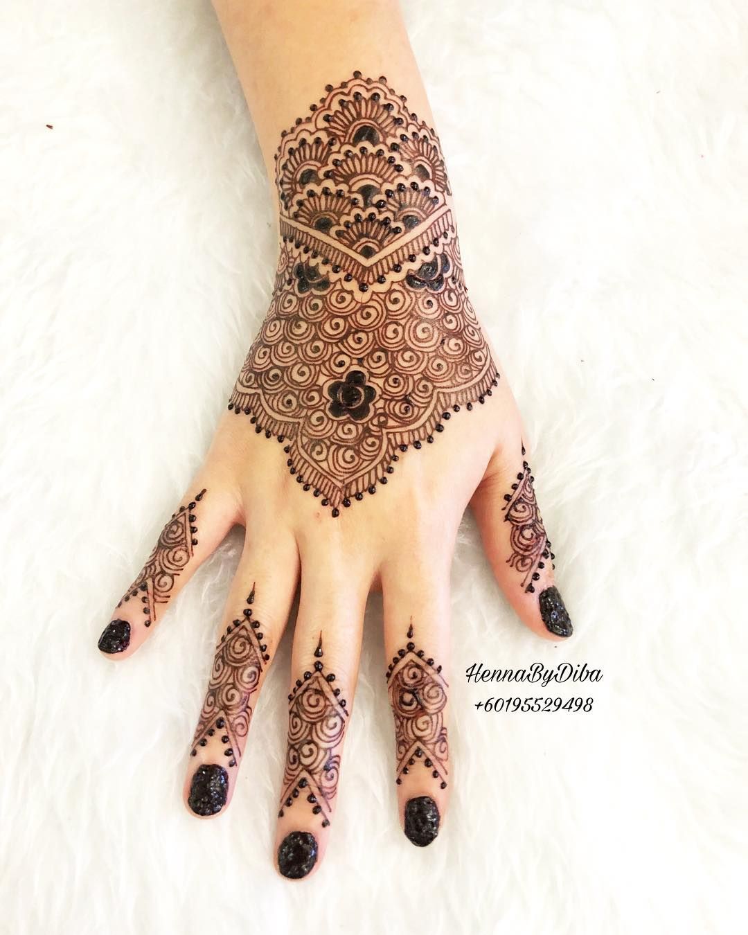 Detail Gambar Henna Tangan Pengantin Nomer 49