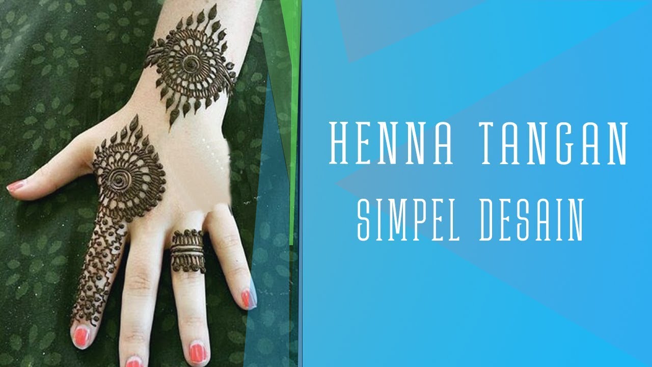 Detail Gambar Henna Tangan Simple Nomer 23