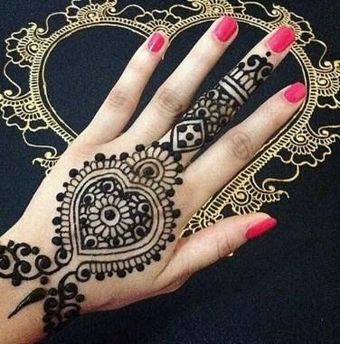 Detail Gambar Henna Tangan Simple Dan Bagus Nomer 22