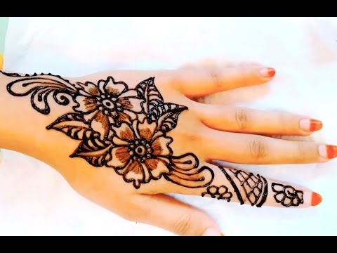 Detail Gambar Henna Tangan Simple Dan Bagus Nomer 5