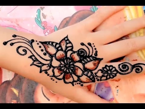 Detail Gambar Henna Tangan Simple Dan Bagus Nomer 6