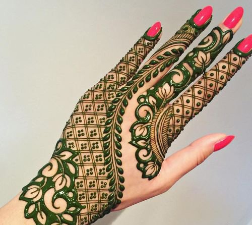 Detail Gambar Henna Tangan Simple Dan Bagus Nomer 49