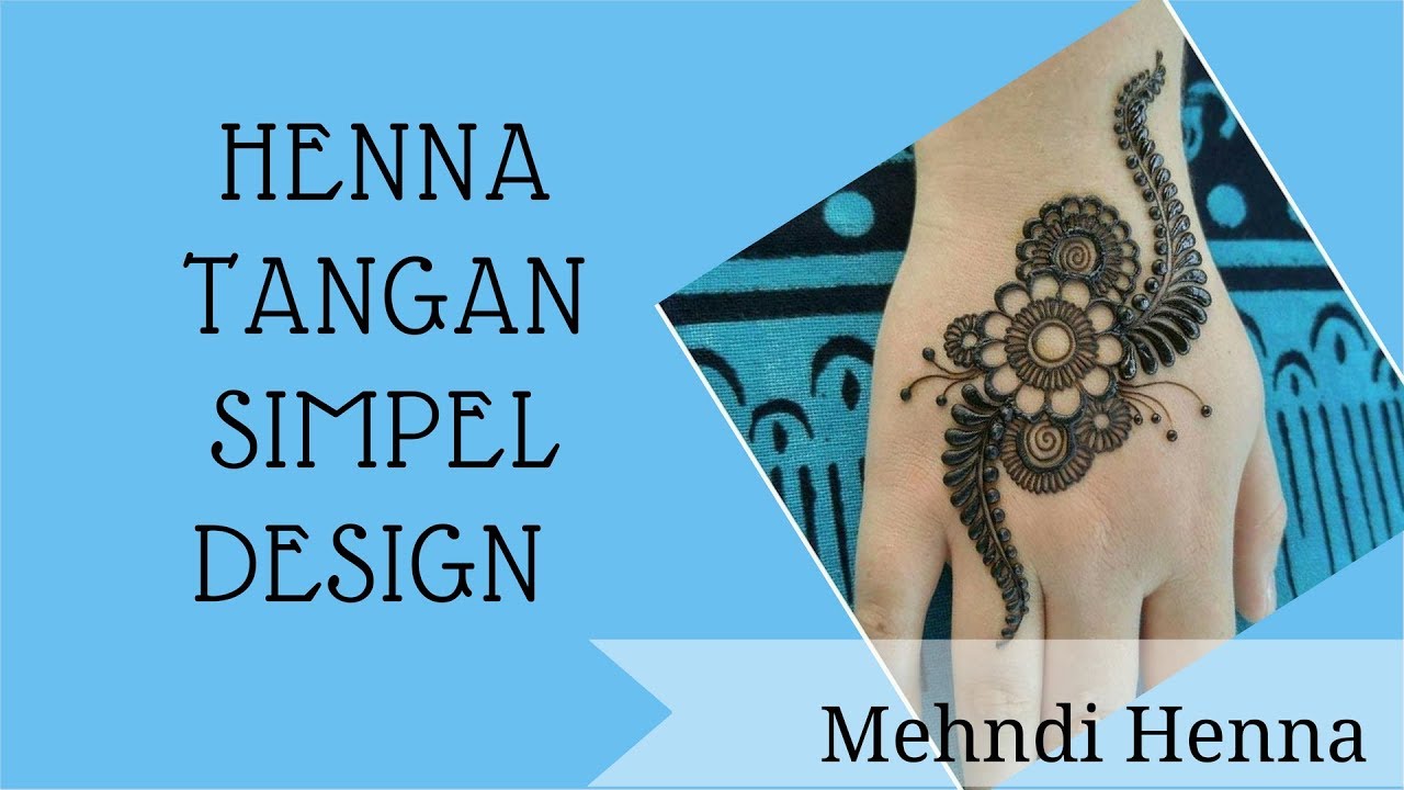 Detail Gambar Henna Tangan Simple Dan Mudah Nomer 40