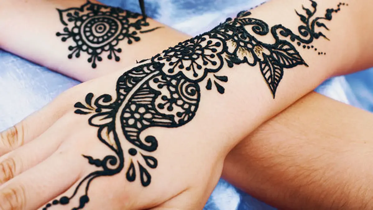 Detail Gambar Henna Termudah Nomer 41