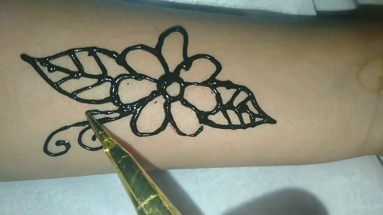 Detail Gambar Henna Termudah Nomer 9