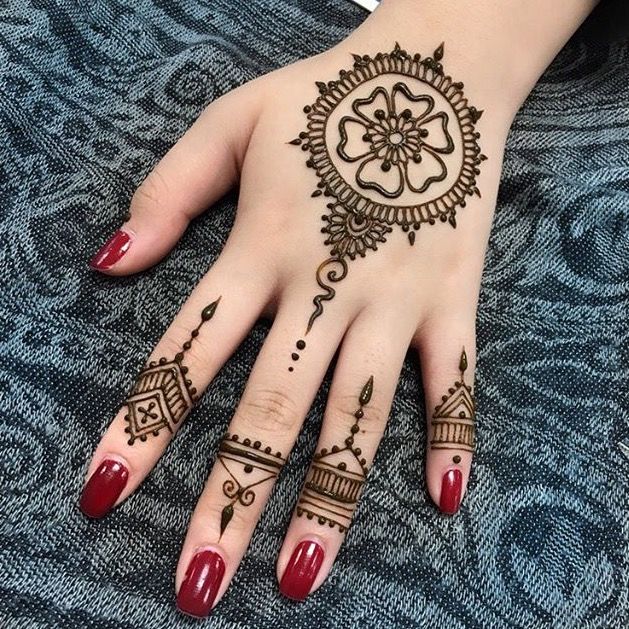 Detail Gambar Henna Termudah Nomer 10