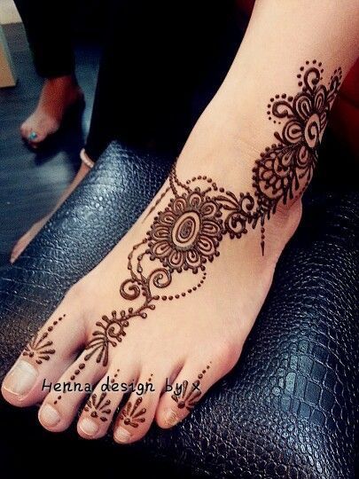 Detail Gambar Henna Untuk Kaki Nomer 7