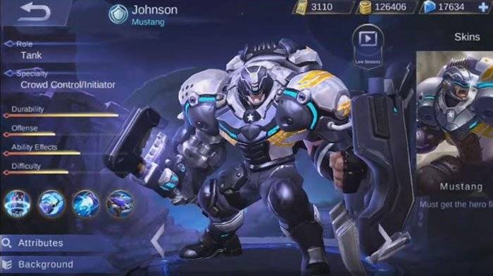 Detail Gambar Hero Johnson Mobile Legends Nomer 47