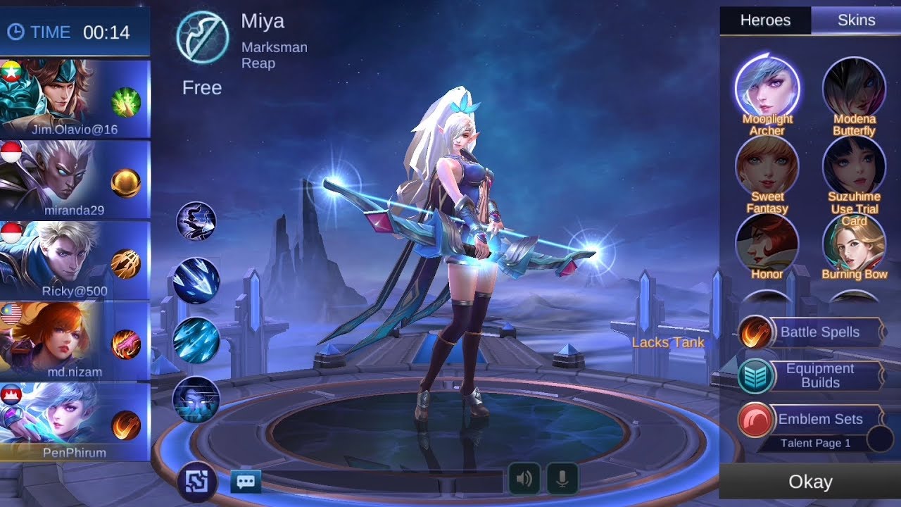 Detail Gambar Hero Mobile Legends Miya Nomer 28