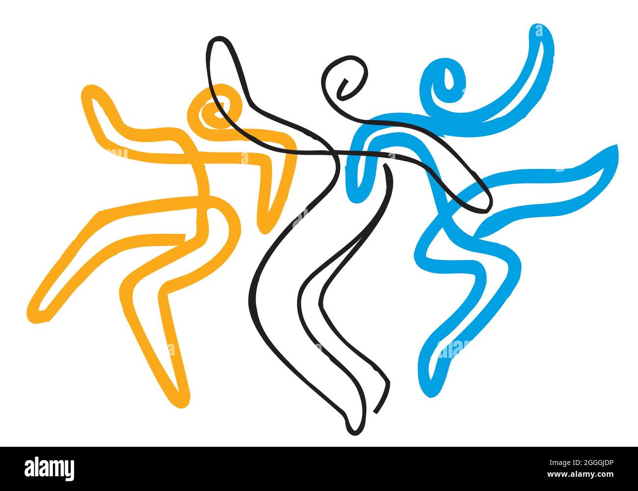 Detail Line Dance Logo Nomer 16