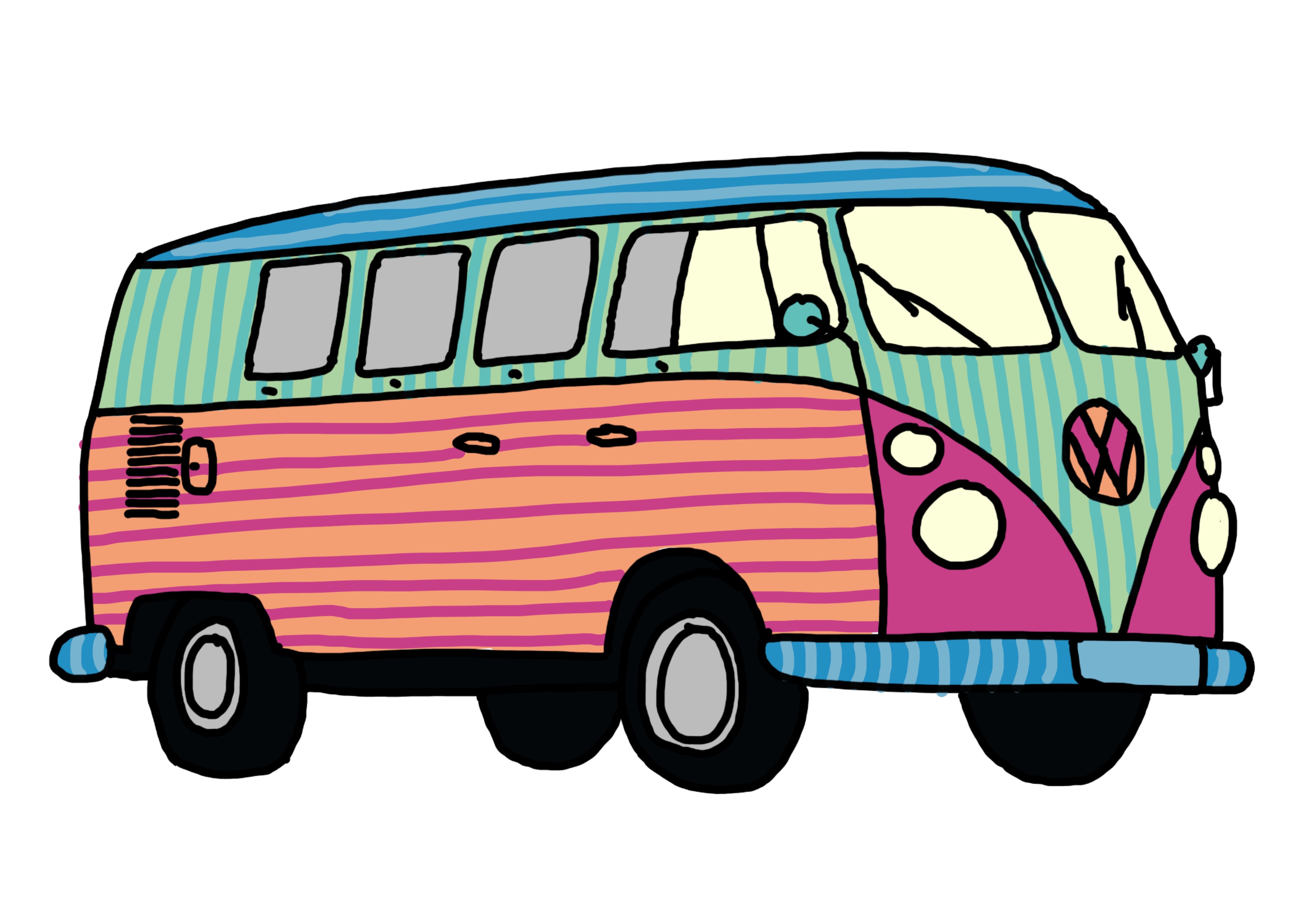 Detail Bus Gezeichnet Nomer 4