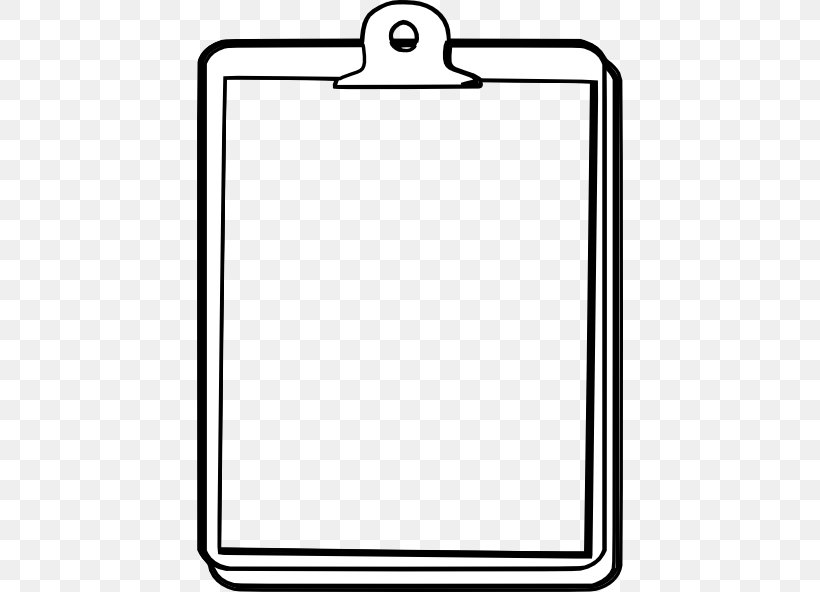 Detail Clipboard Clipart Black And White Nomer 5