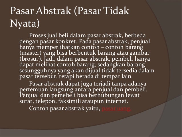 Detail Contoh Gambar Pasar Abstrak Nomer 36