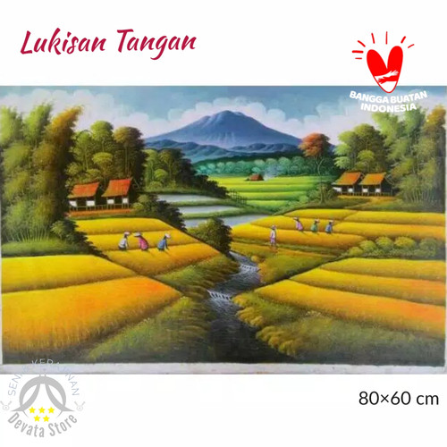 Detail Contoh Gambar Pemandangan Sawah Nomer 29