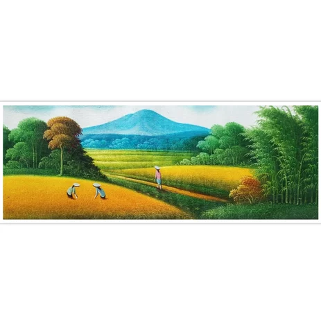 Detail Contoh Gambar Pemandangan Sawah Nomer 40