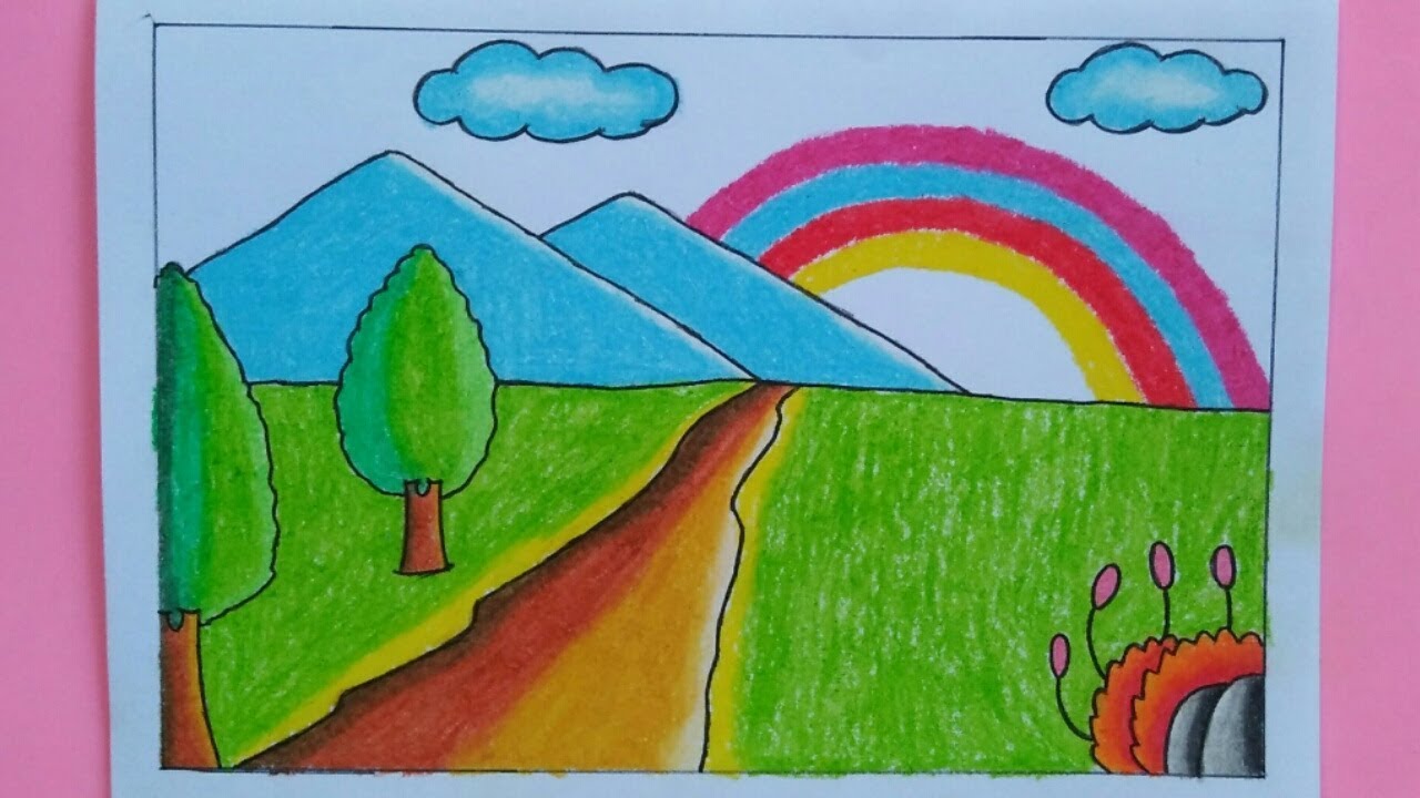 Detail Contoh Gambar Pemandangan Yang Mudah Nomer 26
