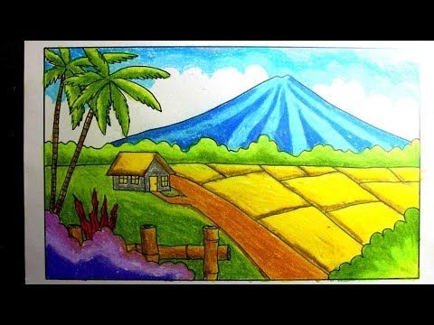 Detail Contoh Gambar Pemandangan Yang Mudah Nomer 29