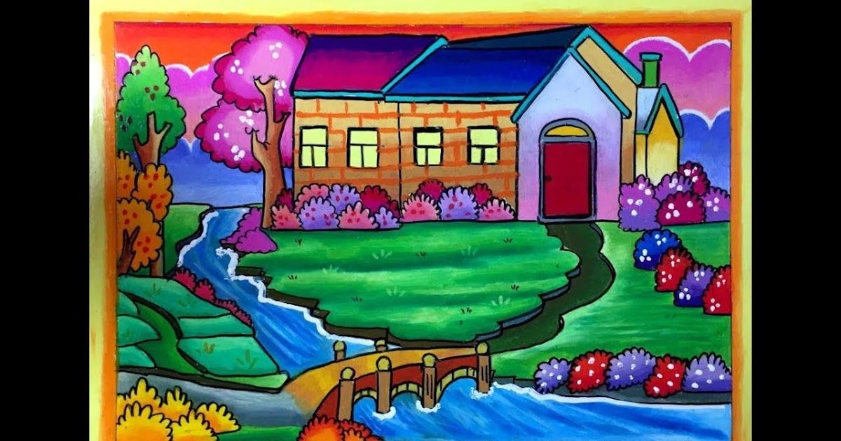 Detail Contoh Gambar Pemandangan Yang Mudah Nomer 52