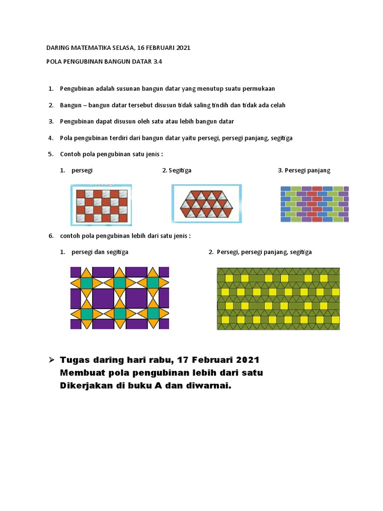 Detail Contoh Gambar Pengubinan Nomer 54