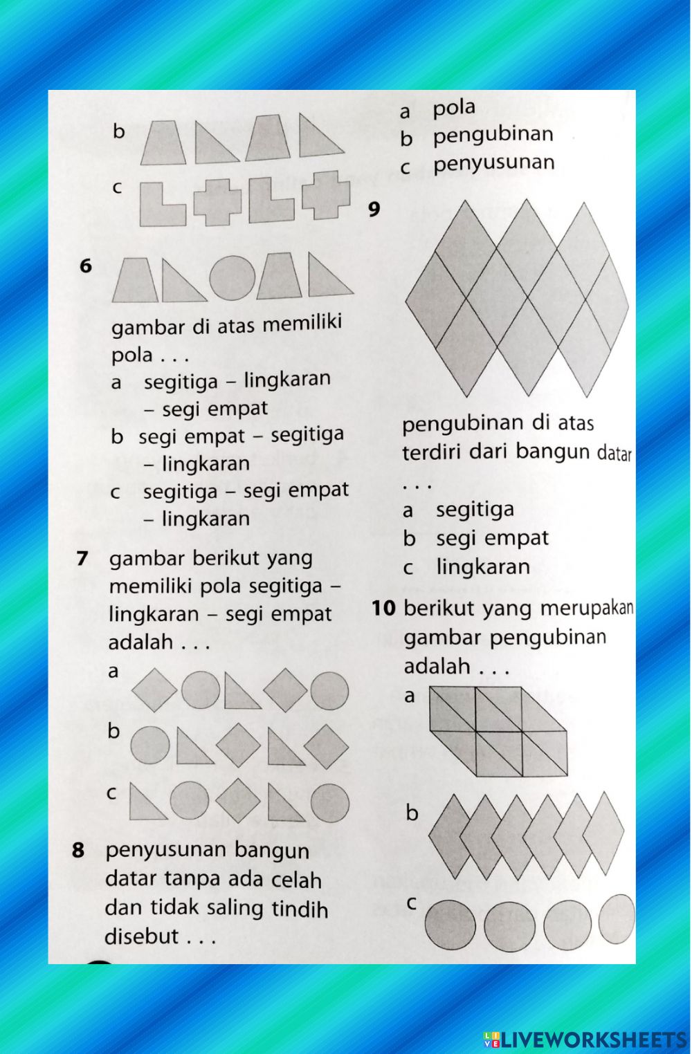 Detail Contoh Gambar Pengubinan Nomer 9