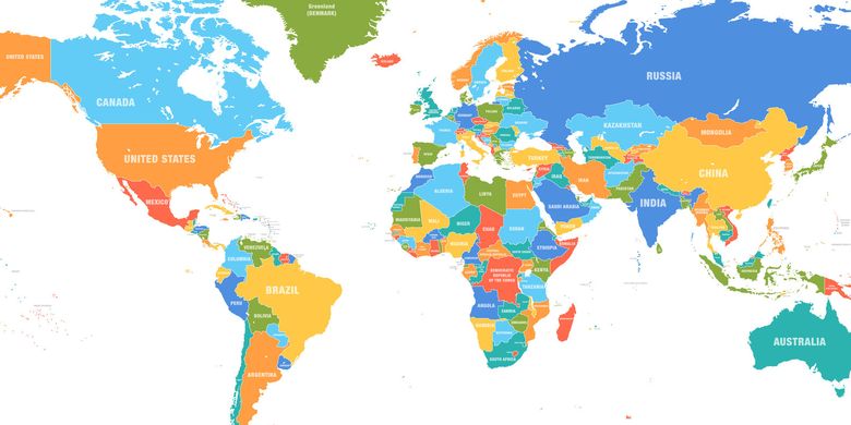 Detail Contoh Gambar Peta Dunia Nomer 10